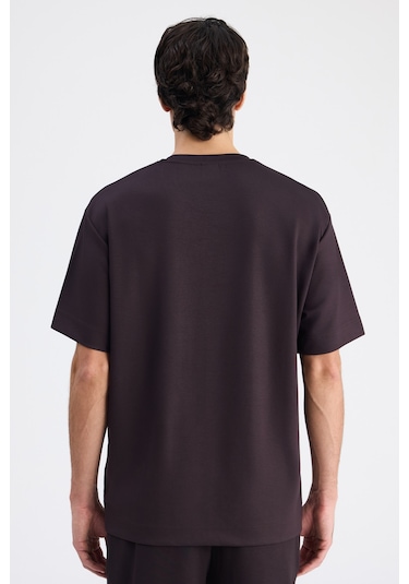 Twn Relaxed Fit Kahverengi Düz T-shirt 6ec146171622m Çok Renkli