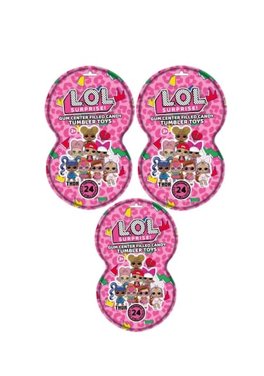 L.o.l Surprıse Hacıyatmaz Bebek Figür Çeşit Ve Şekerleme 3 Adet