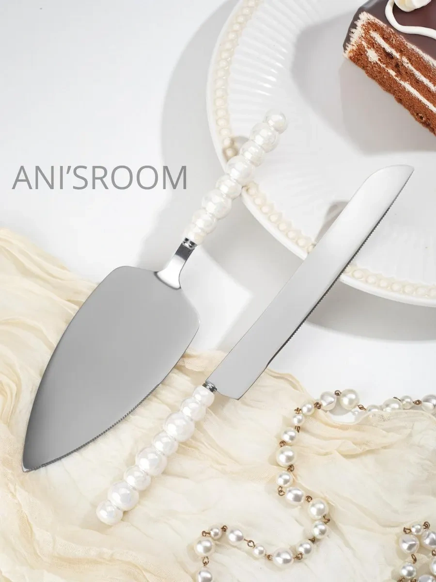 Anı'sroom Pasta Dilimleme/servis Bıçağı Ve Spatula Seti 296464196 Gri