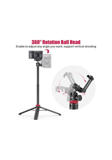 Ulanzi Mt-44 Uzatılabilir Vlog Tripod Siyah
