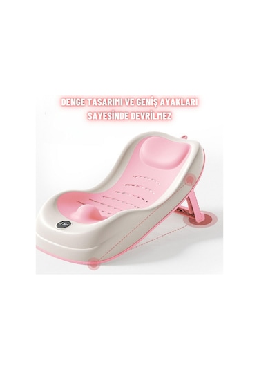 Yenidoğan Bebek Katlanabilir Termometreli Besleme Ve Yıkama Banyo Oturağı Alt Değiştirme Sehpası