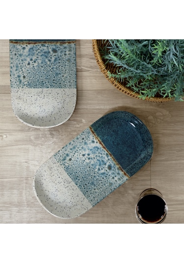 Keramika Colored Noyan Kayık Tabak 28 Cm 2 Adet 19781