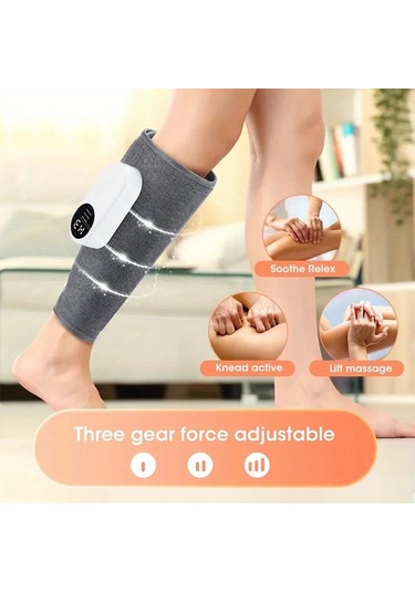 Dashanshop 1pc Kablosuz Elektrikli Bacak Masaj Aleti Şarj Edilebilir Hava Kompresyonlu Baldır Ayak Kas Gevşetme Hediye Noël Anneler Günü Babalar Günü Usb Şarj 36v Altı Altın