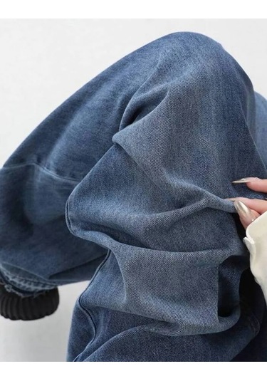 Y2k Oversize Buggy Geniş Ve Düz Çıkan Kot Pantolonlar 431616203 Mavi