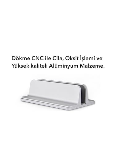 Idock N17 Dikey Genişliği Ayarlı Laptop Apple Uyumlu MacBook Bilgisayar Standı