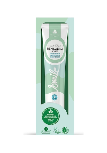 Ben & Anna Florürlü Beyazlatıcı Diş Macunu 75 Ml Parlak Görünüm Vegan