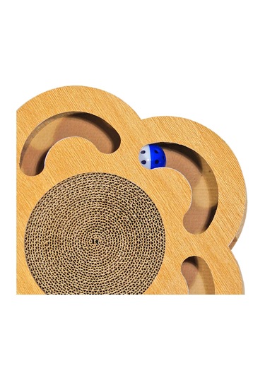 Suntek Kedi Scratcher Parça Zil Topu Eğlence Plakası Çiçek