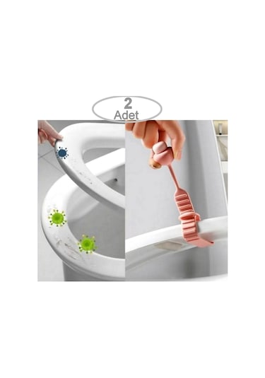 2 Adet Mantar Tasarımlı Klozet Kaldırma Aparatı Klozet Kapağı Tut