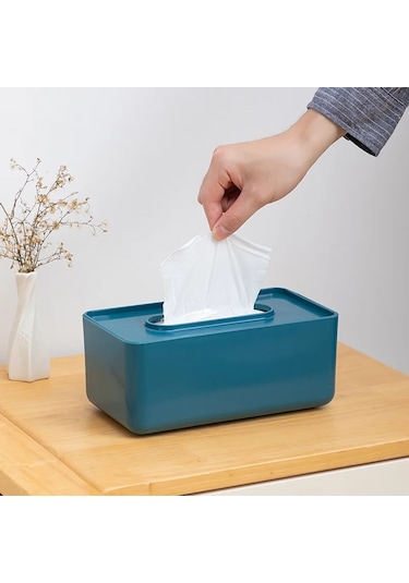 Kırmızı-yaratıcı Ve Basit Modern Doku Kutusu Oturma Odası Sehpa Depolama Karton Süsler İskandinav Ev Dekor Eve Taşınma Hediyeler