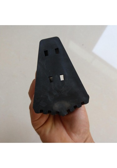 Homyl 2x Merdiven Ayak Örtüsü Kaymaz Teleskopik Siyah