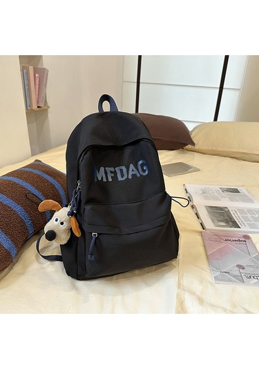 Sevimli Kızlar İçin Dev Kapasiteli Sırt Çantası - Tatlı Tasarım, Okul & Seyahat Uyumlu, Hafif Ve Şık Genç Kız Sırt Çantası Siyah