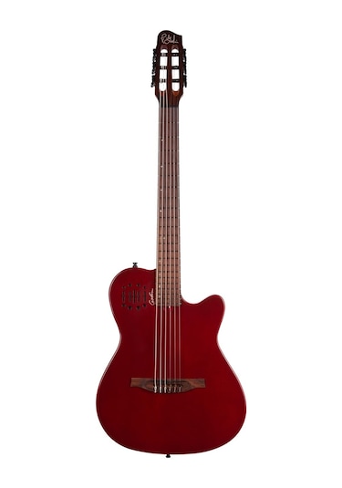 Godin 052394 Multiac Mundial Elektro Klasik Gitar Aztek Red