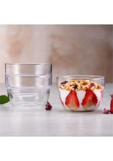 Paşabahçe Motto Borosilikat Cam 6 Lı Kase 43713 Şeffaf