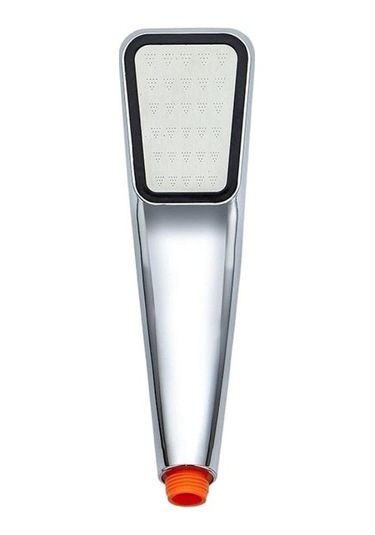 Primepickings B 300 Delik Kompresörlü Duş Başlığı Yüksek Basınçlı Yağış Duş Başlığı Su Tasarrufu Krom Ba 2 Katlı Gri