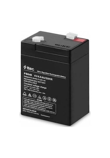 6V 4A Akü 6V 4A Kuru Akü 100X70X45Mm 6V 4A Bakımsız Kuru Akü