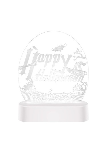 Szypzstore Gece Lambaları Cadılar Bayramı Led Dizi Işıkları Cadılar Bayramı Dekoratif Işıklar 3d Süslemeler Gece Işıkları Kabak Işıkları Pil Işıkları Tatil Projektör Işıkları Tc5hjo Siyah