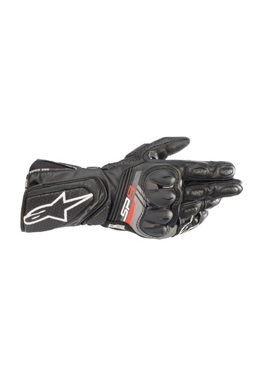 Alpinestars Sp-8 V3 Korumalı Motosiklet Eldiveni Siyah Beyaz