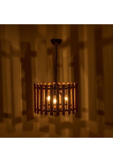 Modelight Ahlat 3'lü Sarkıt - Kahverengi / Siyah - 38 Cm Kahverengi / Siyah