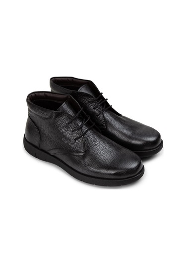 Deery Hakiki Deri Antrasit Erkek Bot - 01970mantc01 Antrasit