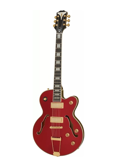 Epiphone Uptown Kat Es Elektro Gitar Ruby Red Metallic