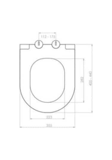 Nkp Slim Elegance Duroplast Yavaş Kapanan Klozet Kapağı - Nkp0411