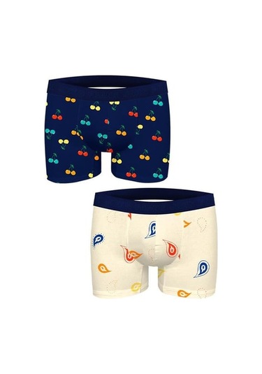 John Frank 2'li Erkek Boxer Jf2bfun07 Çok Renkli