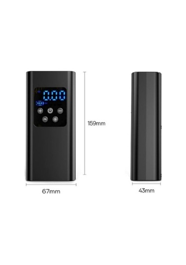 Wondernest Taşınabilir Hava Pompası Otomobil Bisiklet Lichen Lastiği Elektrikli Np