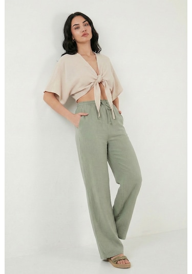 Lela Bayan Pantolon 5866663 Olive Olive