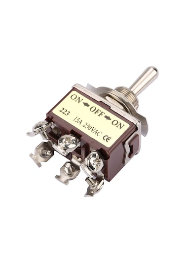 Youmex 3 Konumlu Anlık Tıklama Anahtarı 6 Pinli 12mm 15a 250vac Otomobil-ev Aletleri-endüstriyel Kontrol