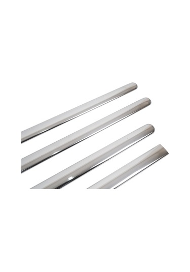 Volkswagen Caddy Uyumlu 2003-2014 Krom Yan Kapı Çıtası 4 Parça Paslanmaz Çelik