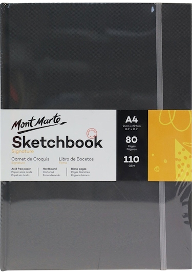 Mm Ciltli Eskiz Defteri Signature 110gr A4 Çok Renkli