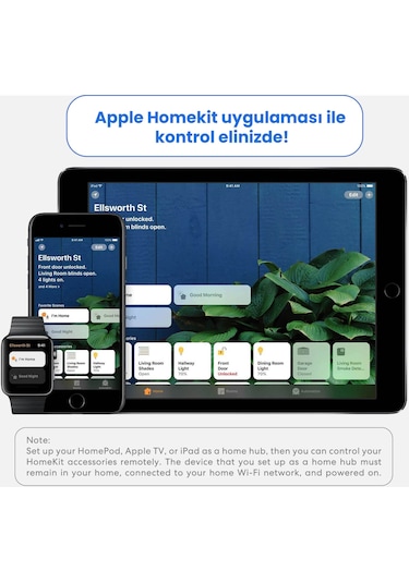 Meross Wi-Fi Uzaktan Kontrollü Akıllı HUB ve Termostat Vanası
