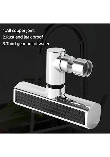 1 Adet Çok Fonksiyonlu Musluk Adaptörü Musluk Şelale 001