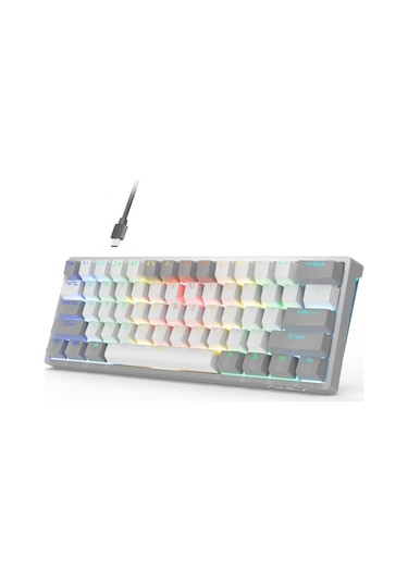 Aula F3261 Type-C Kablolu Rgb Mekanik Klavye