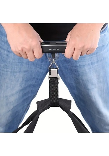 Dancemonkey Taşınabilir Elektronik Bagaj Tartısı, Ev Seyahat Şarj Bagaj Tartısı Siyah, Küçük Ve Hafif Siyah