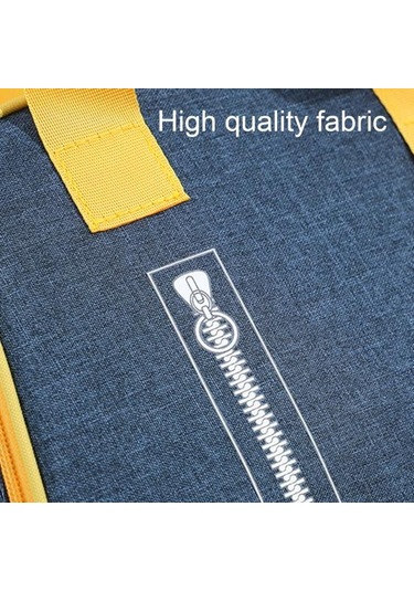 Lacivert Yalıtımlı Soğutucu Çanta Sızdırmaz Yağa Dayanıklı Rahat Taşıma Dış Mekan İçin Yumuşak Piknik Yürüyüş Termal Lacivert