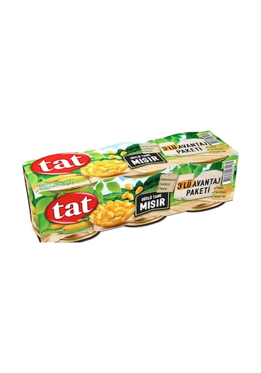 Tat Mısır 3x210 Gr X 2 Adet