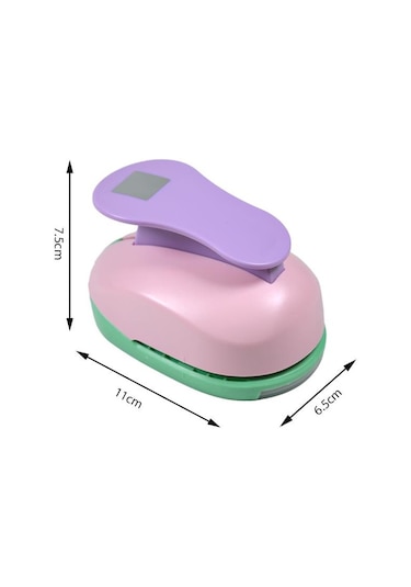 Kamei Şekilli Delgeç Kare 3.5 Cm KM8820 Çok Renkli