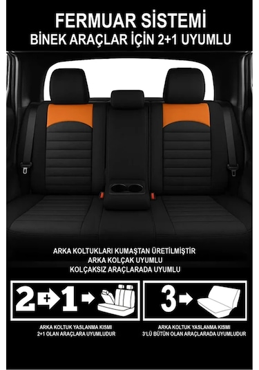 Jeep Renegade 2.4 Multiair2 Tıgershark 185 Hp 2016 Uyumlu Formentor Tay Tüyü Taba Oto Kılıfı Tam Set