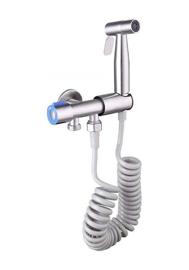 Besthome1 Ev Hijyeni İçin Paslanmaz Çelik Bıd. Spreyi, 2m Hortumlu, G1/2 Açık Gümüş GÜMÜŞ