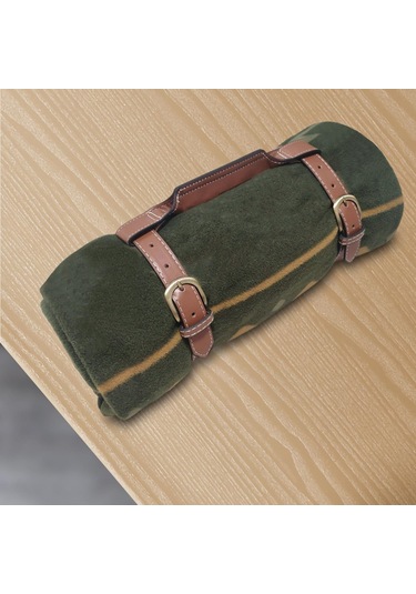 Homyl Piknik Battaniyesi Taşıma Askısı Motosiklet Yatak Kahverengi