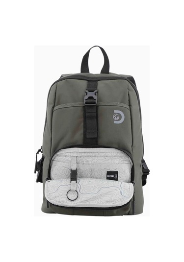 Discovery Shield Rpet City Backpack 10l Sürdürülebilir Günlük Sırt Çantası Haki 2
