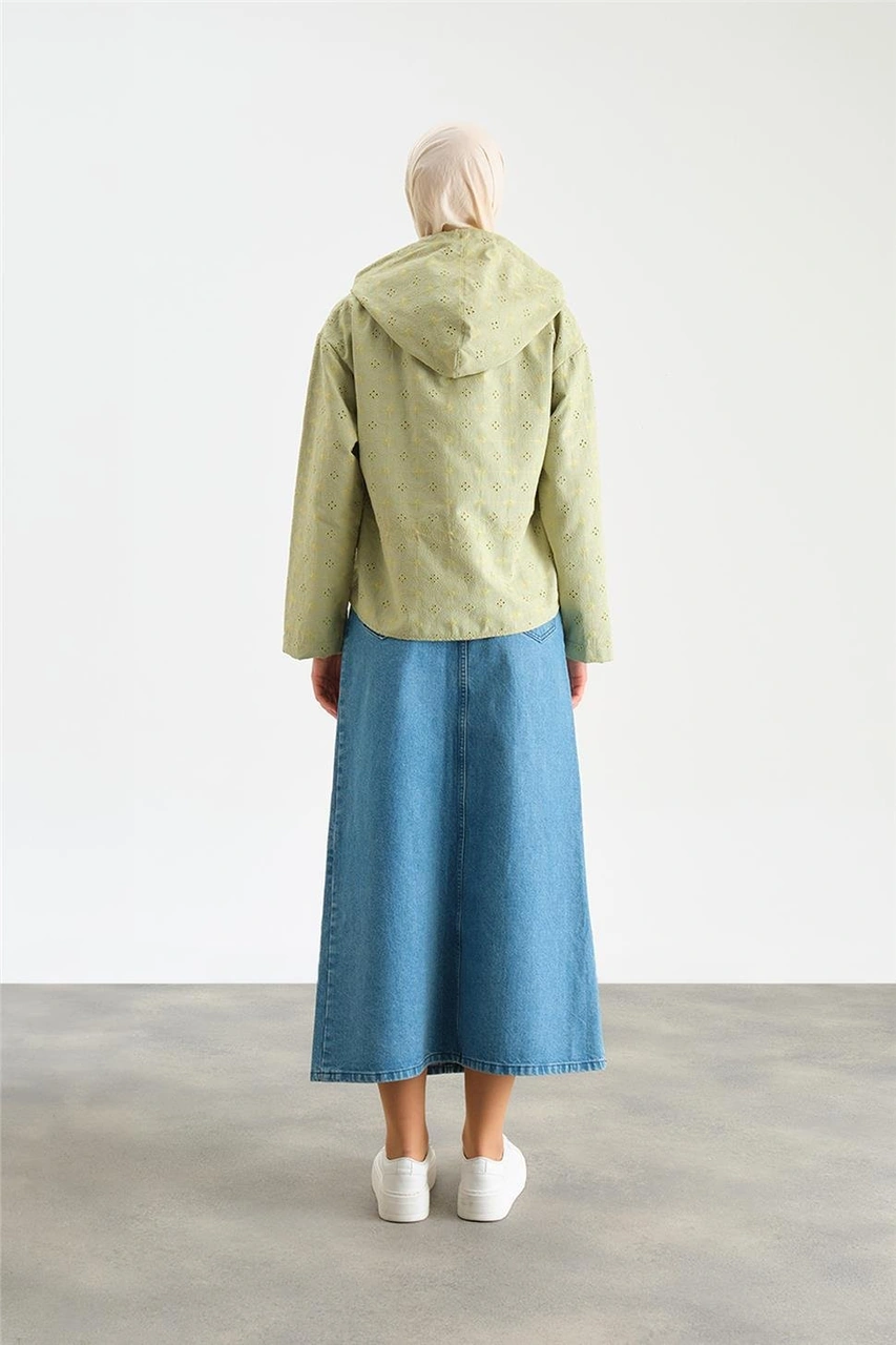 Armine Brode Sweat 23y3139 Çağla Yeşil