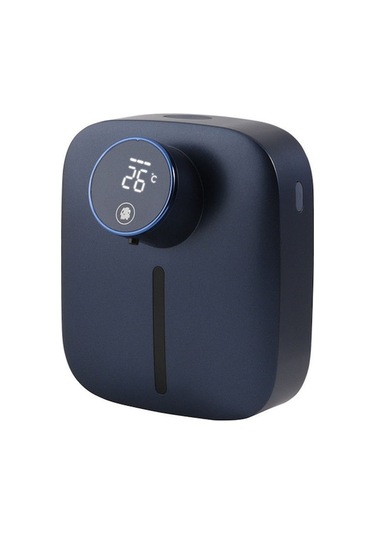 Duvar Montajlı Otomatik Köpük Sabun Dağıtıcı - Infrared Sensörlü, Usb Şarj Edilebilir, Çok Fonksiyonlu Mavi Mavi Mavi