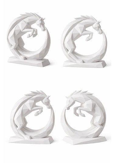 Low Poly Ejderha Figürü Fantastik Ejderha Heykeli 3d Baskı Dekoratif Masaüstü Süsü 0