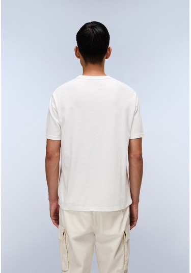 Napapijri S-nedles Ss Erkek T-shirt-31962 Beyaz