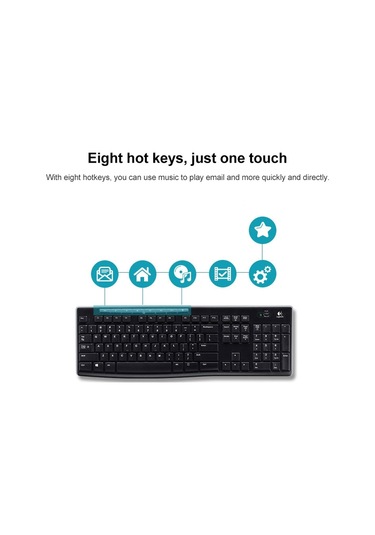 Logitech Mk275 Usb Kablosuz Klavye Mouse Seti Diğer