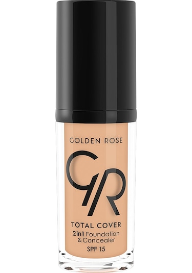 Golden Rose Total Cover 2In1 Fondöten Kapatıcı 12 Light Beige