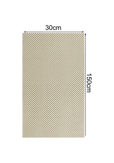 Novahub Çekmece Ve Raf Kaplamaları, Sağlam Tutuş, Yapışkan Olmayan Montaj Matı, 2 Rulo, 12 X 5 Ayak, Dayanıklı Düzenleme Kaplamaları, Mutfak-banyo Bej Bej