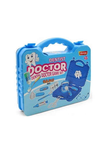Heroes Toys Küçük Çantalı Erkek Dişçi Seti Ern-812